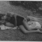 Noris and Johnny at the river