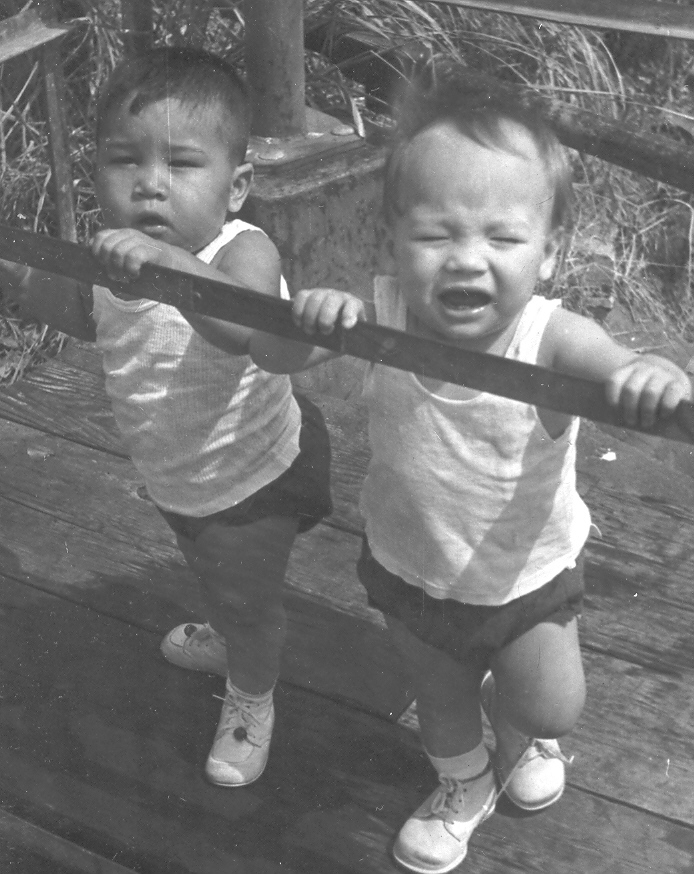Johnny Jr and Greg