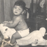 Johnny Jr on the Hobby Horse