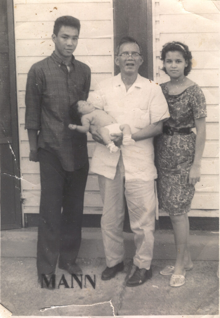 Johnny Sr, Chun, Noris, and Johnny Jr