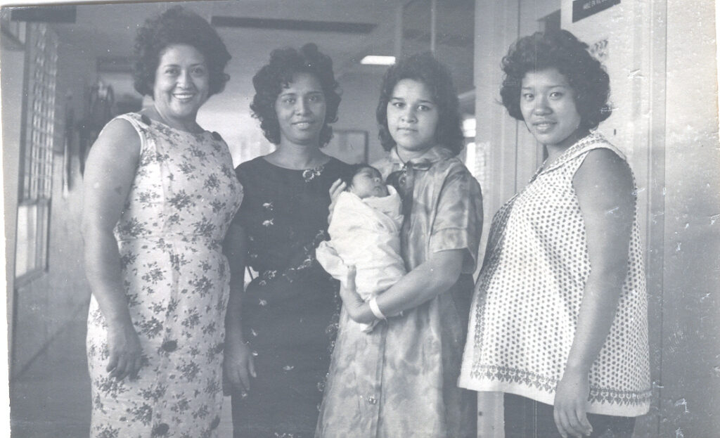 Elia, Anna, Noris, and Aura and Johnny Jr’s birth