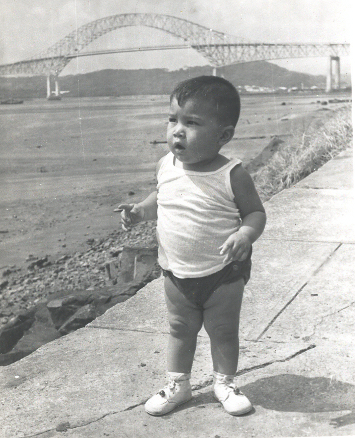 Johnny Jr at the Bridge of Americas